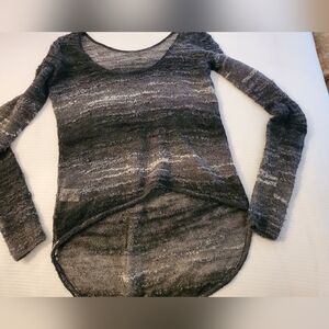 HELMUT LANG sheer Asymmetrical Sweater Size M